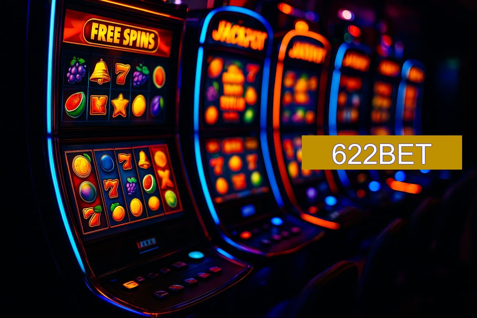 Diversos jogos de caça-níqueis